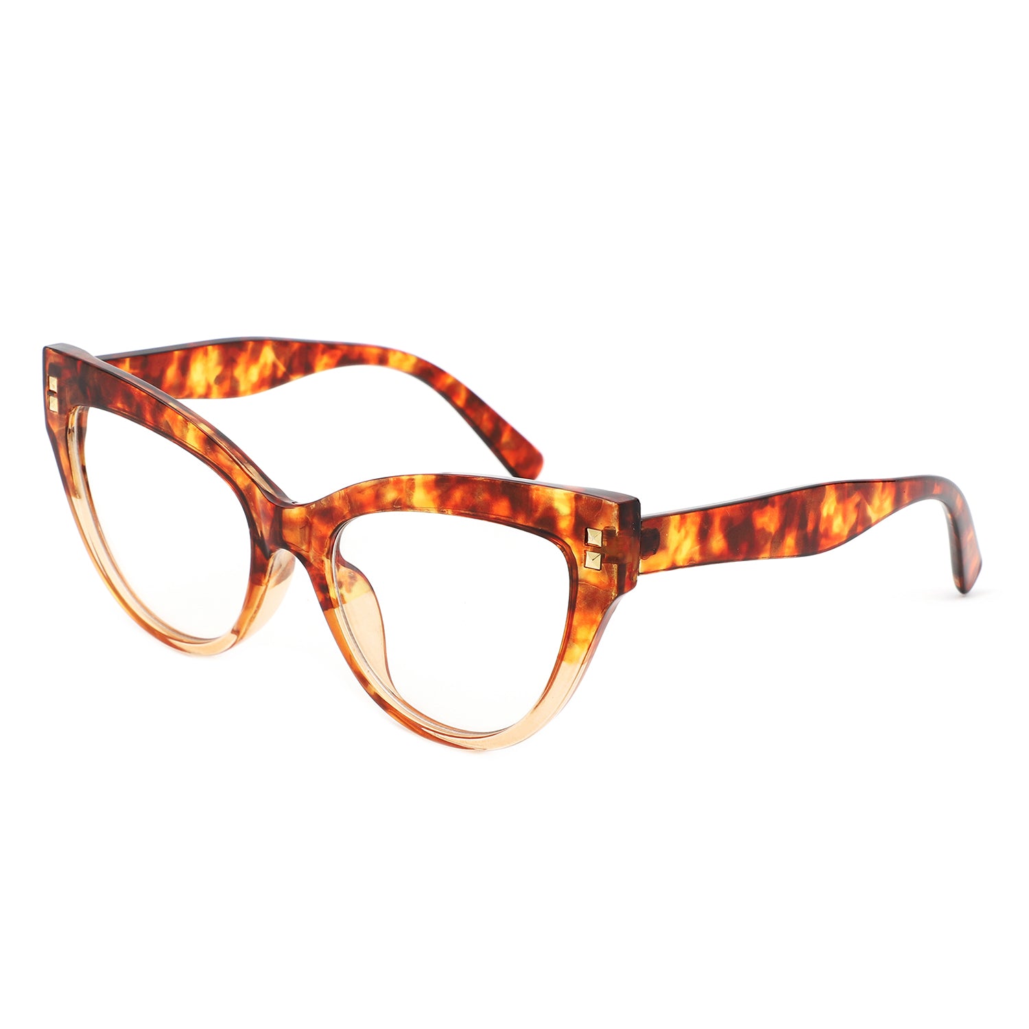 HS1304 - Women Double Tone Frame Anti Blue Light Wholesale Glasses - Iris Fashion