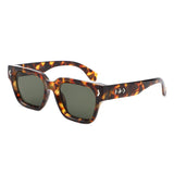 S2141 - Retro Thick Frame Fashion Square Wholesale Sunglasses