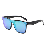 FS1004 - Oversized Square Mirror Lens Fashion Wholesale Sunglasses