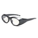 HS2216 - Bold Futuristic Oval Wrap Y2K Wholesale Sunglasses