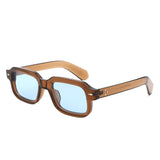 HS1355 - Vintage Square Flat Top Retro Fashion Wholesale Sunglasses