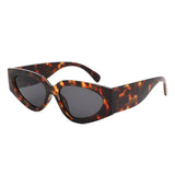 HS1365 - Retro Narrow 90s Inspired Bold Cat Eye Wholesale Sunglasses