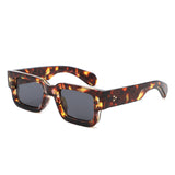 HS1379 - Chunky Retro Square Bold Fashion Wholesale Sunglasses