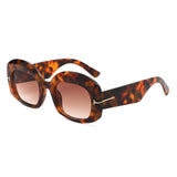 HS1431 - Oversized Square Retro Fashion Women Sunglasses