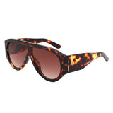 HS1360 - Retro Oversize Shield Wraparound Wholesale Sunglasses