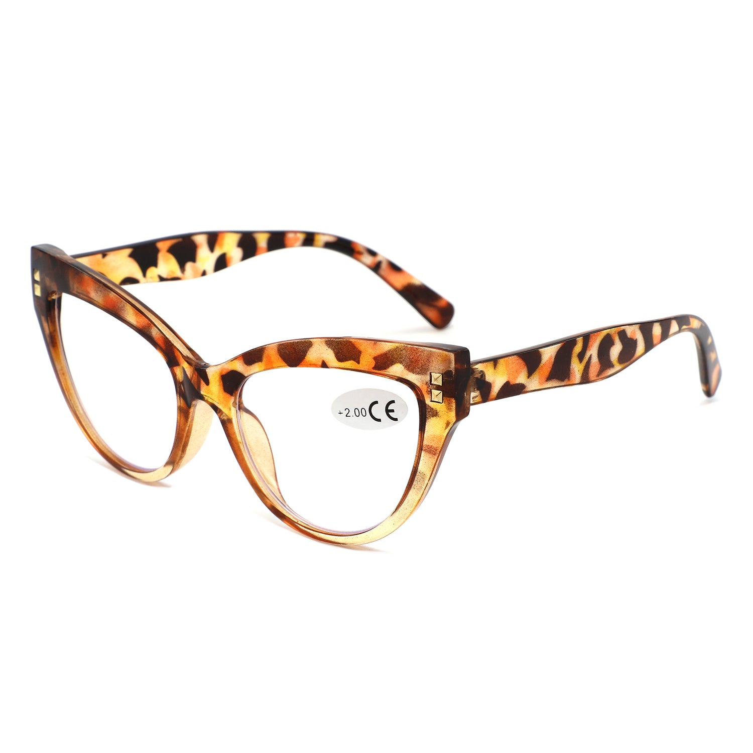 HR1001 - Women Cat Eye Reading Glasses - Iris Fashion