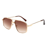 HJ2131 - Classic Square Pilot Top-Bar Wholesale Sunglasses