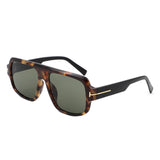 HS1372 - Square Oversize Sleek Tinted Retro Wholesale Sunglasses