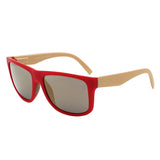 FS1002 - Polarized Vibrant Colorblock Square Wholesale Sunglasses