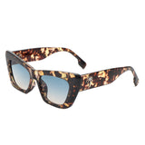 HS1259 - Women Square Chic Tinted Retro Cat Eye Fashion Wholesale Sunglasses