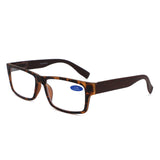 883 - Rectangle Woodgrain Temples Reading Glasses - Iris Fashion