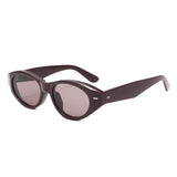 HS2215 - Chunky Retro Oval Color Tint Cat Eye Wholesale Sunglasses