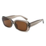 HS2220 - Chunky Retro Rectangle Geometric Fashion Wholesale Sunglasses