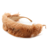 HS1152-2 - Y2K Wrap Around Fuzzy Fashion Furr Women Wholesale Sunglasses