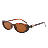 HS2210 - Slim Retro Oval Fashion Narrow Women Wholesale Sunglasses