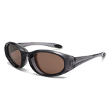 HS2236 - Retro Y2K Oval Wrap Wholesale Sunglasses