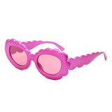 HS1307 - Women Round Cloud Tinted Fashion Oval Wholesale Sunglasses