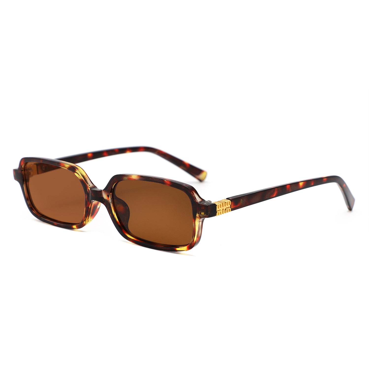 HS1423 - Rectangle Slim Modern Square Sunglasses - Iris Fashion
