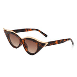 HS1237 - Women Round Fashion Cat Eye Wholesale Sunglasses