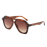 HS1333 - Geometric Square Modern Fashion Aviator Wholesale Sunglasses