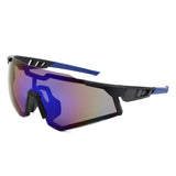 HS1374 - Shield Wraparound Cycling Sports Wholesale Sunglasses