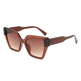 HS1392 - Oversize Angular Square Cat Eye Wholesale Sunglasses