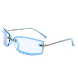 HS2149 - Rectangle Sleek Fashion Tinted Sports Color Pop Wholesale Sunglasses