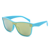 FS1003 - Rectangle Bold Sporty Mirrored Wholesale Sunglasses
