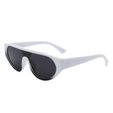 S2129 - Round Flat Top Retro Fashion Wholesale Sunglasses