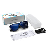ZN5001 - Sport Wrap Mirrored Smart Eyewear Bluetooth Sunglasses