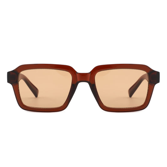S1260 - Square Bold Retro Flat Top Wholesale Sunglasses