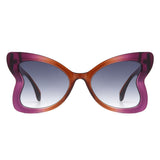 HS1284 - Women Oversize Butterfly Shape Fashion Cat Eye Wholesale Sunglasses