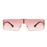 HJ3033 - Rectangle Retro Wrap Around Fashion Square Wholesale Sunglasses