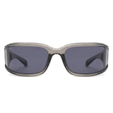 HS2204 - Wraparound Futuristic Shield Sleek Sporty Wholesale Sunglasses