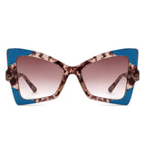 HS2203 - Geometric Cat Eye Vintage Fashion Women Wholesale Sunglasses