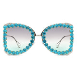 HJ3032 - Rhinestone Oversize Butterfly Luxury Women Wholesale Sunglasses