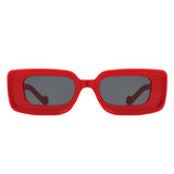 HS1312 - Rectangle Narrow Fashion Bold Retro Square Wholesale Sunglasses