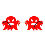 HW2035 - Rimless Party Scary Ghost Wholesale Sunglasses