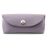 CF004 - Protective Portable Round Button Snap Closure Eyewear Case
