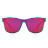 FS1003 - Rectangle Bold Sporty Mirrored Wholesale Sunglasses