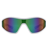 S1258 - Oversize Sport Wraparound Shield Wholesale Sunglasses