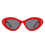 HS1331 - Oval Fashion Women Star Design Cat Eye Wholesale Sunglasses