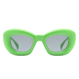 S1232 - Square Thick Frame Women Fashion Cat Eye Wholesale Sunglasses