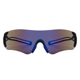 HS2263 - Rimless Performance Wraparound Shield Sport Sunglasses