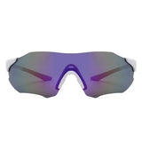 Y5004 - Sport Polarized Wrap Shield Rimless Photochromic Mirrored Wholesale Sunglasses