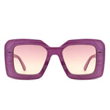 HS1373 - Square Oversized Bold Fashion Women Wholesale Sunglasses