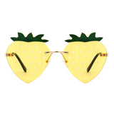 HW2063 - Summer Party Novelty Colored Wholesale Strawberry Sunglasses