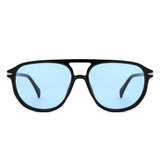HS1371 - Retro Brow-Bar Fashion Aviator Wholesale Sunglasses