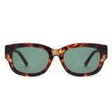 HS1364 - Rectangle Vintage Thick Frame Retro Wholesale Sunglassses