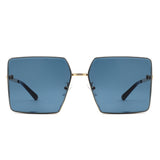 HJ2112 - Square Oversized Sleek Fashion Women Wholesale Sunglasses
